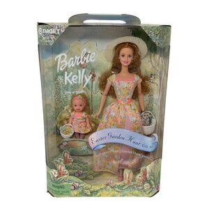 2000 Barbie & Kelly Easter Garden Hunt Gift Set 29380 Target Exclusive NRFB
